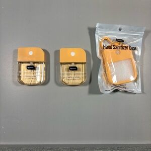 b-Pure Hand Sanitizer Brazilian Caramel Limited Edition Lot of 2 Plus Case